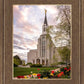Boston Temple Spring Tulips