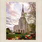 Boston Temple Spring Tulips