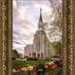 Boston Temple Spring Tulips