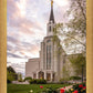 Boston Temple Spring Tulips