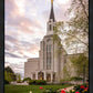 Boston Temple Spring Tulips