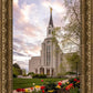 Boston Temple Spring Tulips