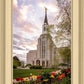 Boston Temple Spring Tulips