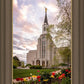 Boston Temple Spring Tulips