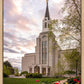 Boston Temple Spring Tulips