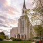 Boston Temple Spring Tulips