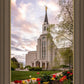 Boston Temple Spring Tulips