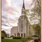 Boston Temple Spring Tulips