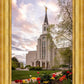 Boston Temple Spring Tulips