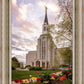 Boston Temple Spring Tulips