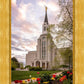 Boston Temple Spring Tulips