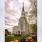 Boston Temple Spring Tulips