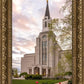 Boston Temple Spring Tulips