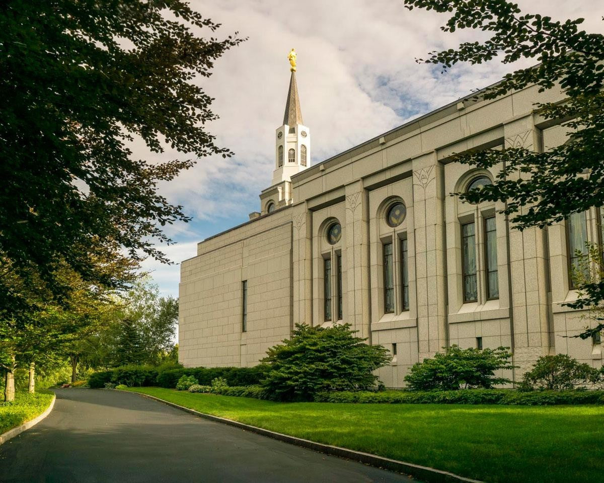 Boston Temple Trees Of Life Panoramic