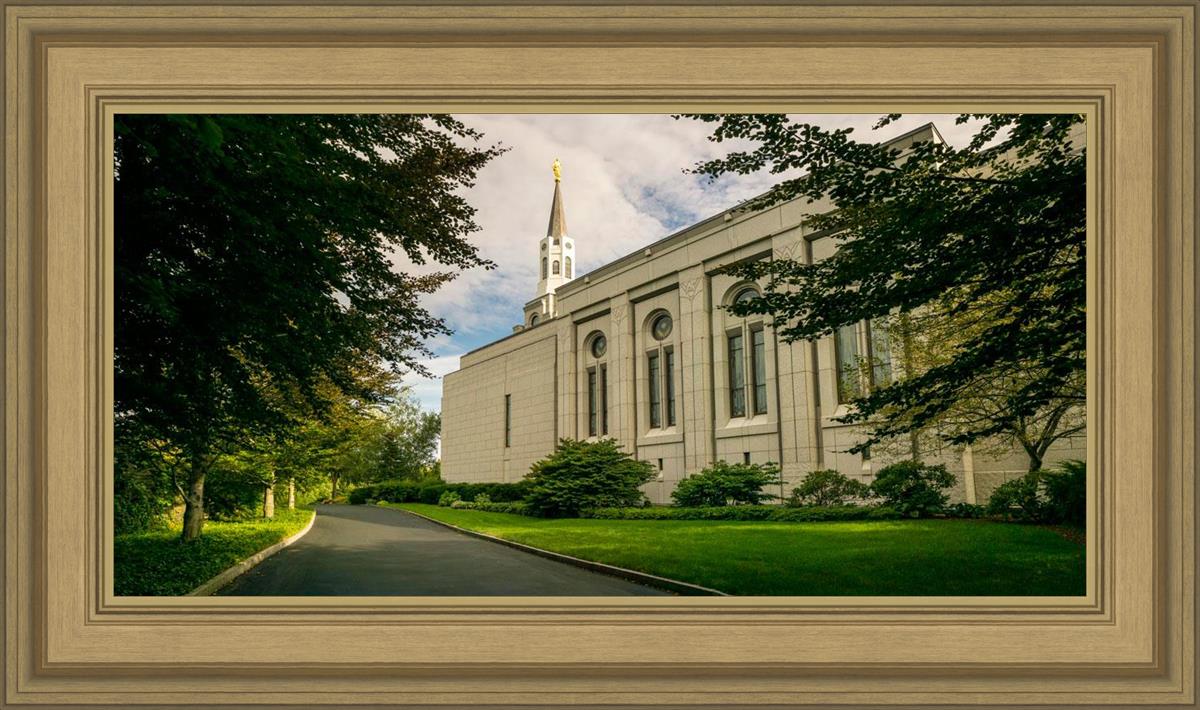 Boston Temple Trees Of Life Panoramic