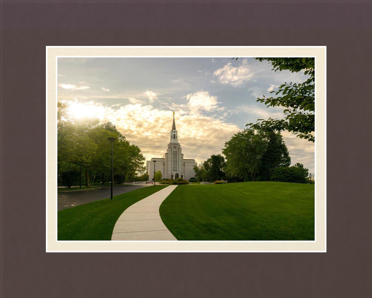 Boston Temple Summer Glow