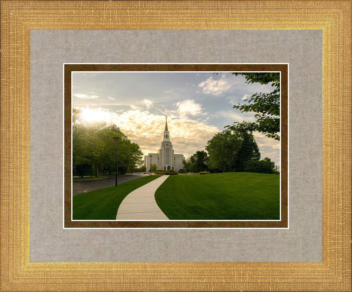 Boston Temple Summer Glow