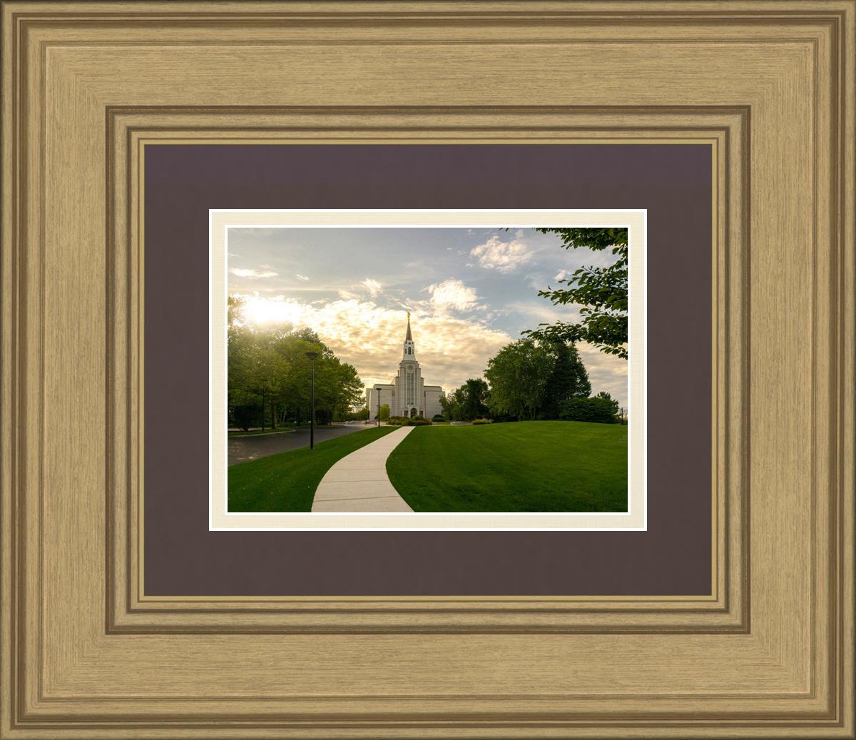 Boston Temple Summer Glow