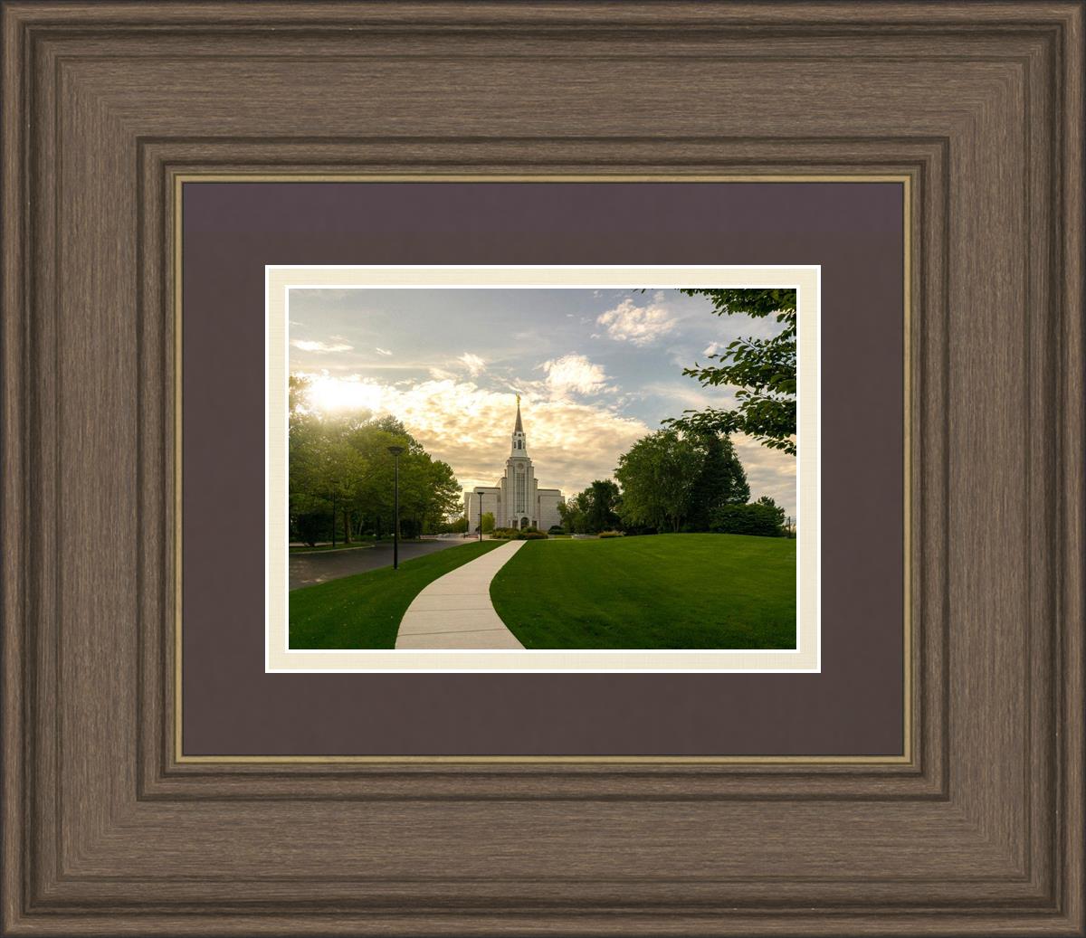 Boston Temple Summer Glow