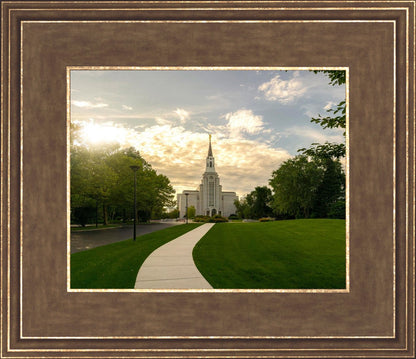 Boston Temple Summer Glow