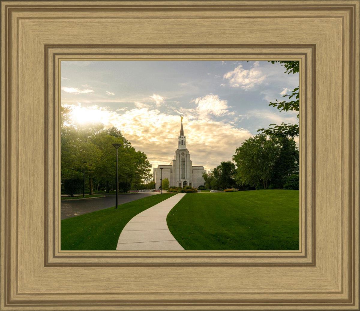 Boston Temple Summer Glow