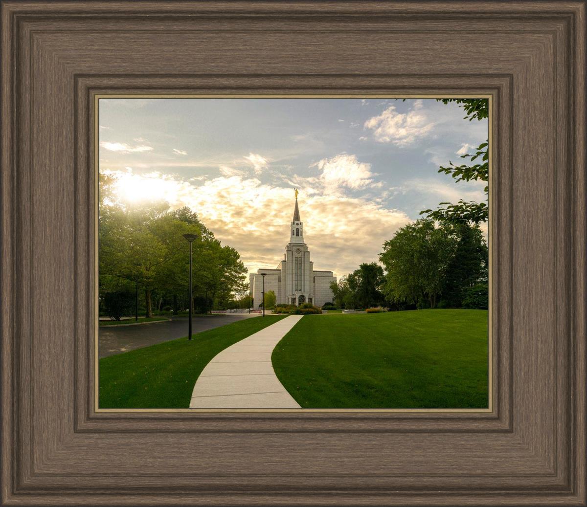 Boston Temple Summer Glow