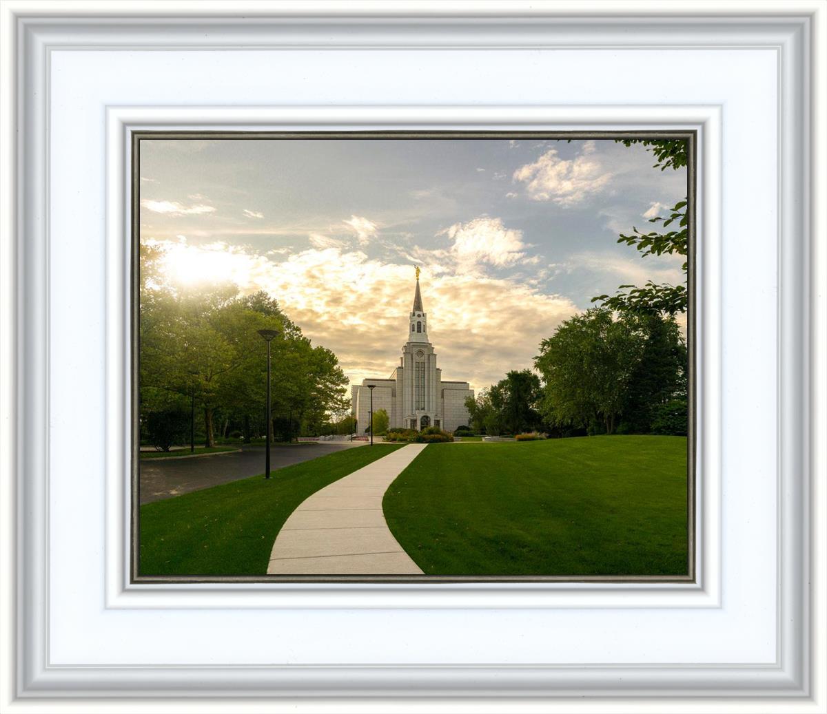 Boston Temple Summer Glow