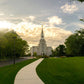 Boston Temple Summer Glow
