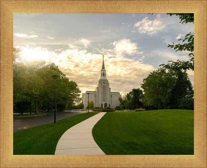 Boston Temple Summer Glow