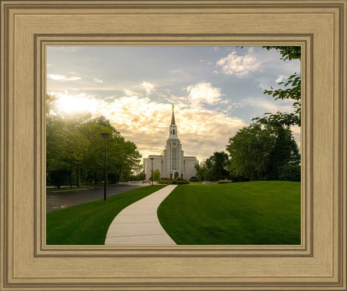 Boston Temple Summer Glow