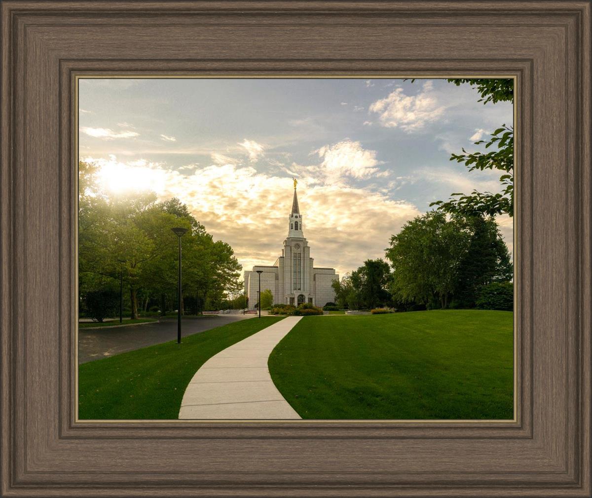 Boston Temple Summer Glow