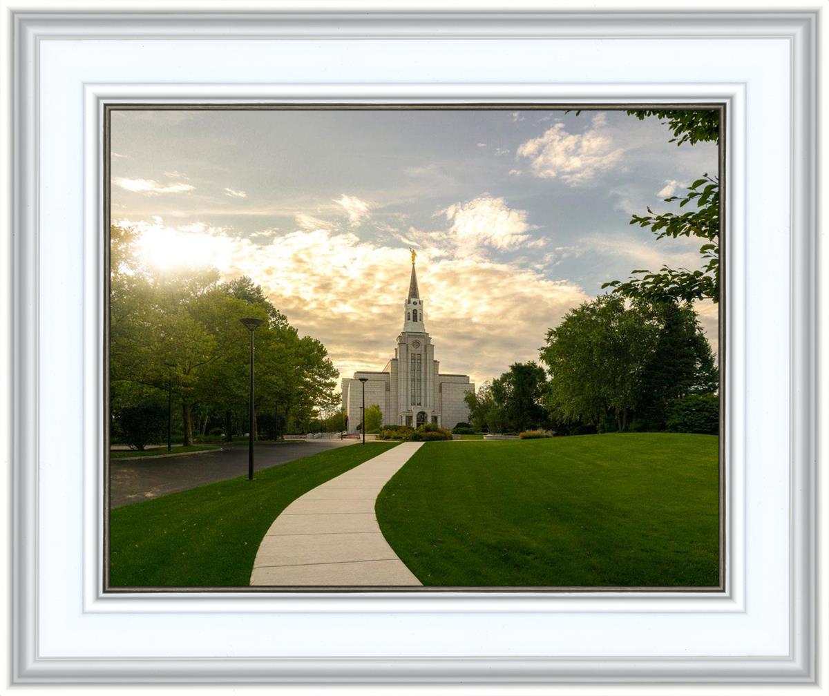Boston Temple Summer Glow