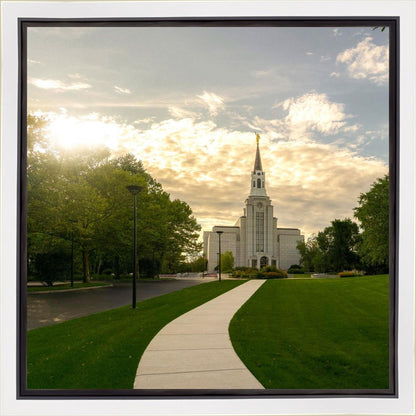 Boston Temple Summer Glow