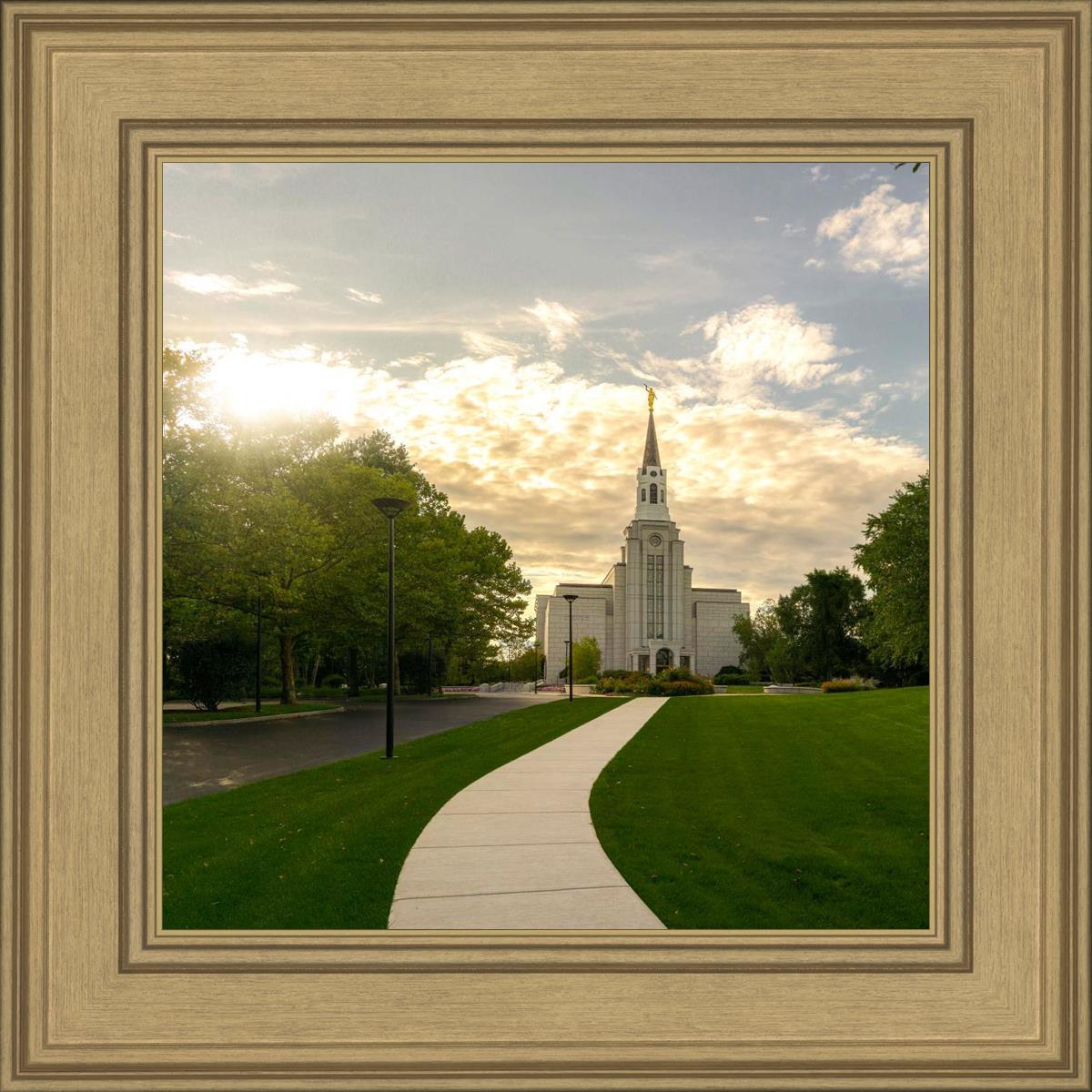 Boston Temple Summer Glow