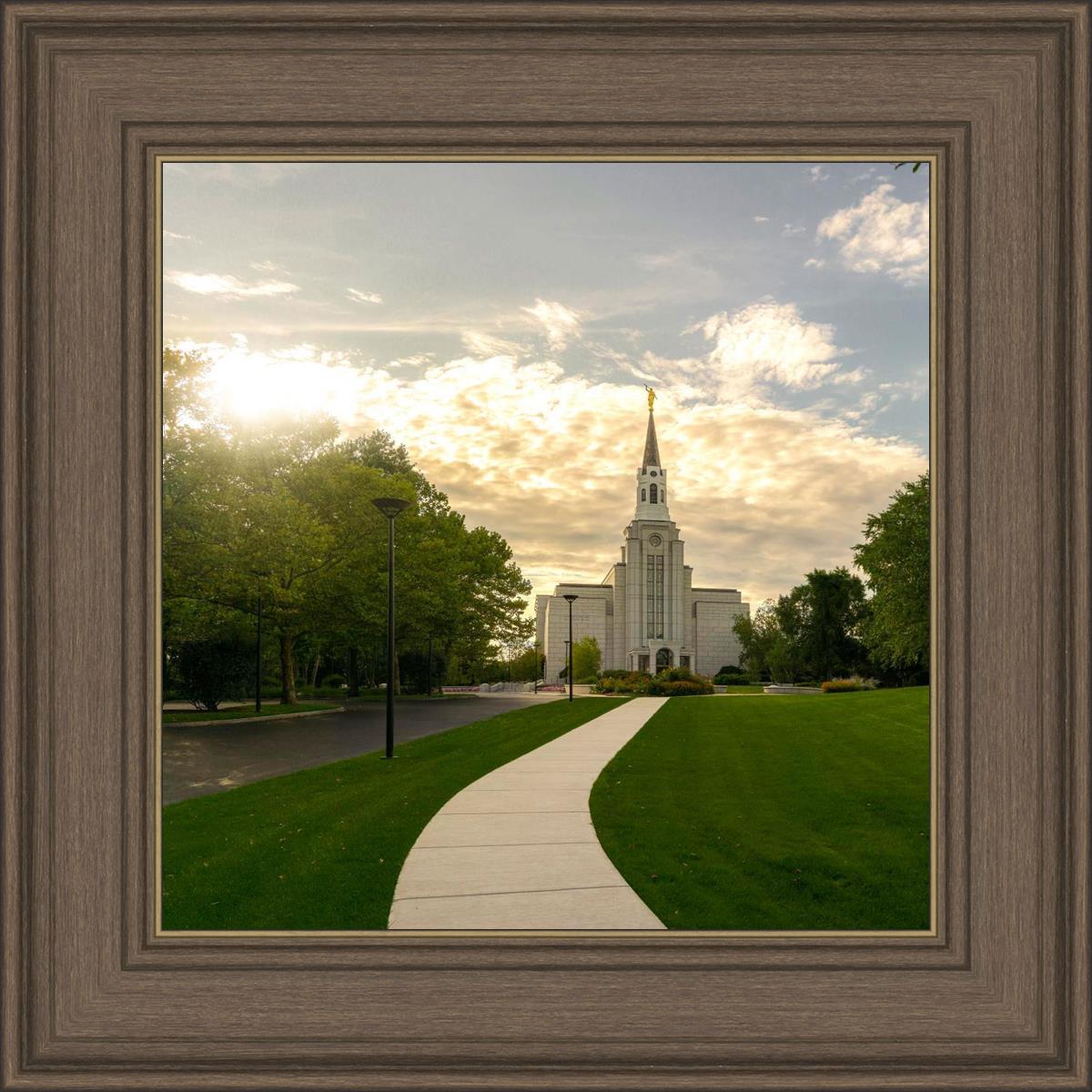 Boston Temple Summer Glow
