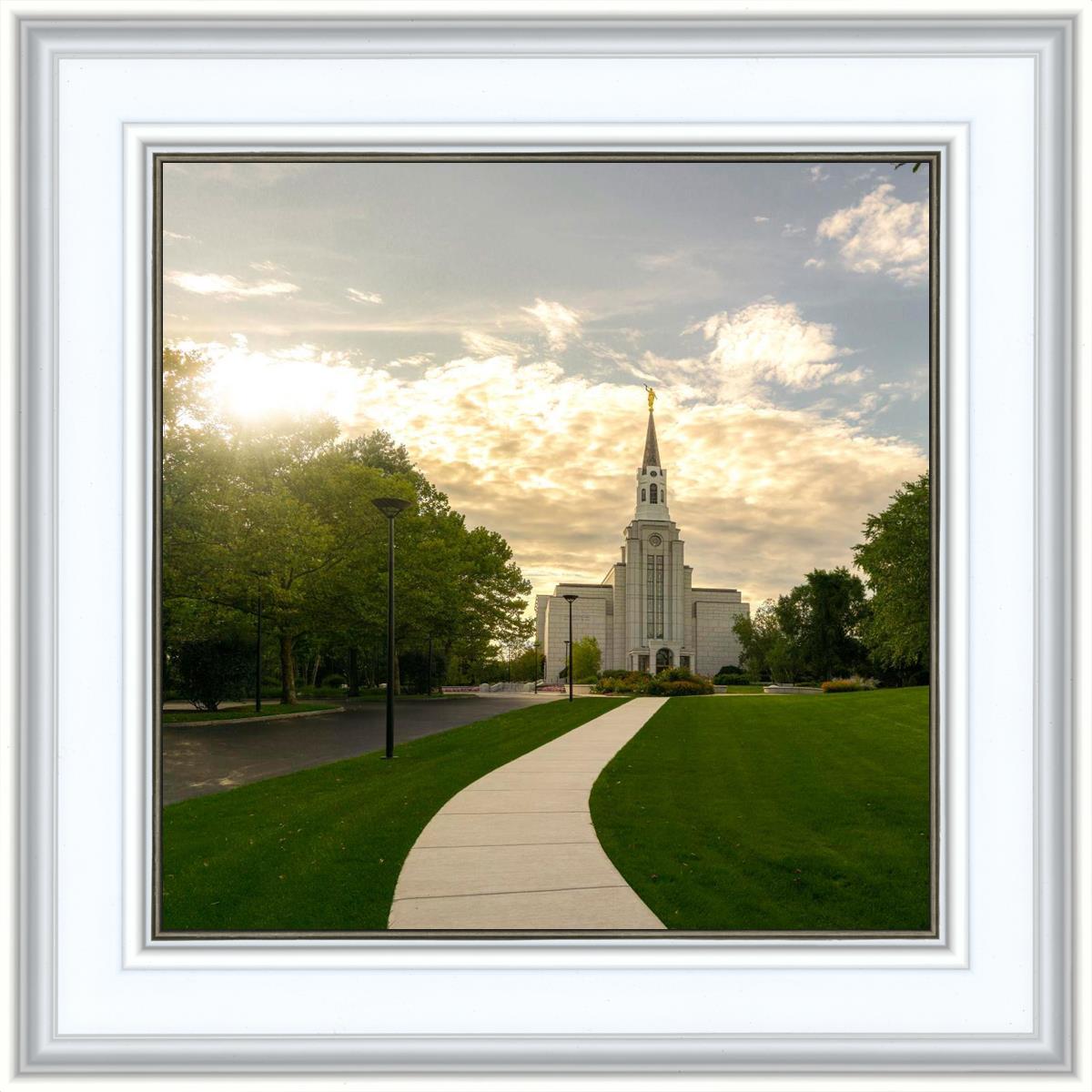 Boston Temple Summer Glow