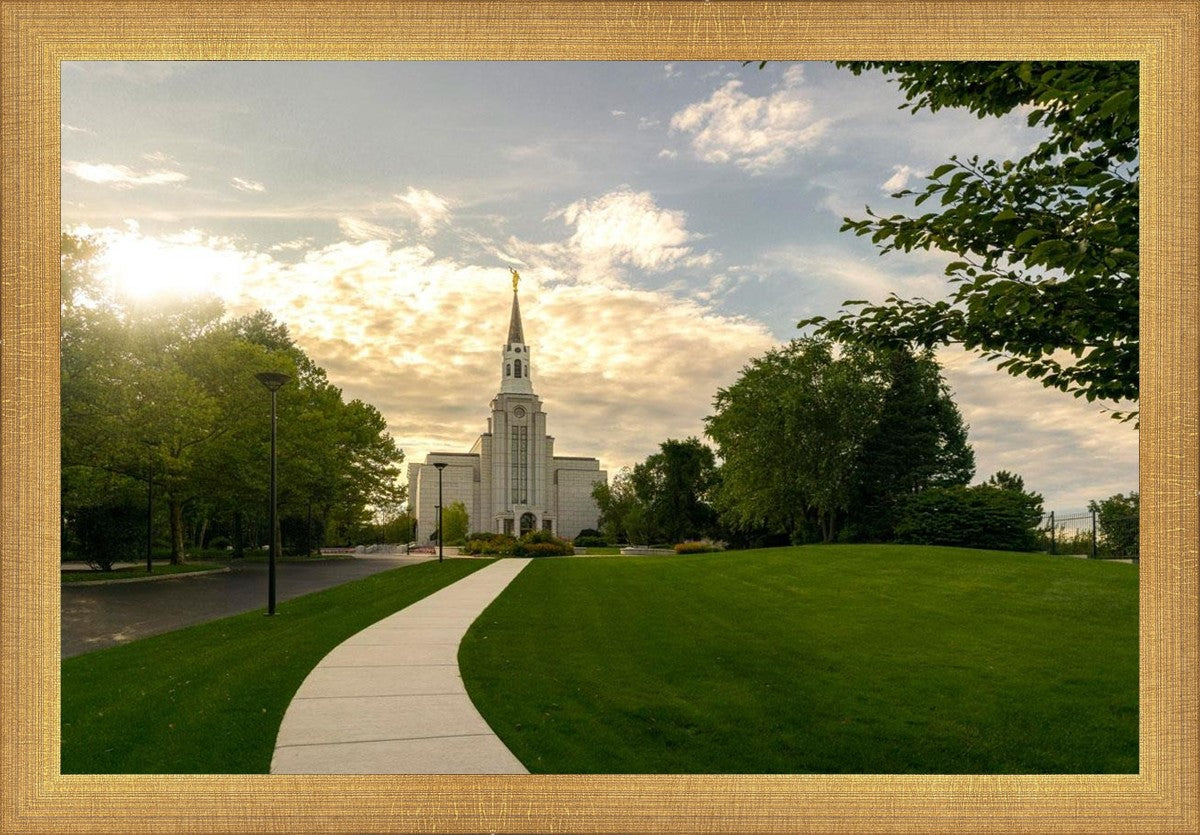 Boston Temple Summer Glow