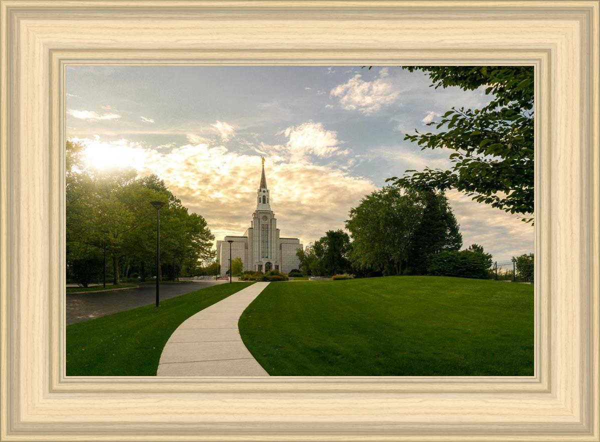 Boston Temple Summer Glow