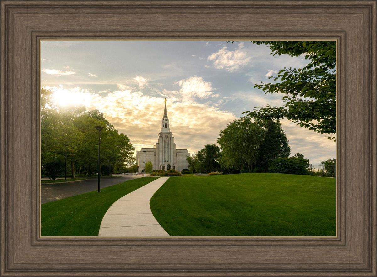 Boston Temple Summer Glow