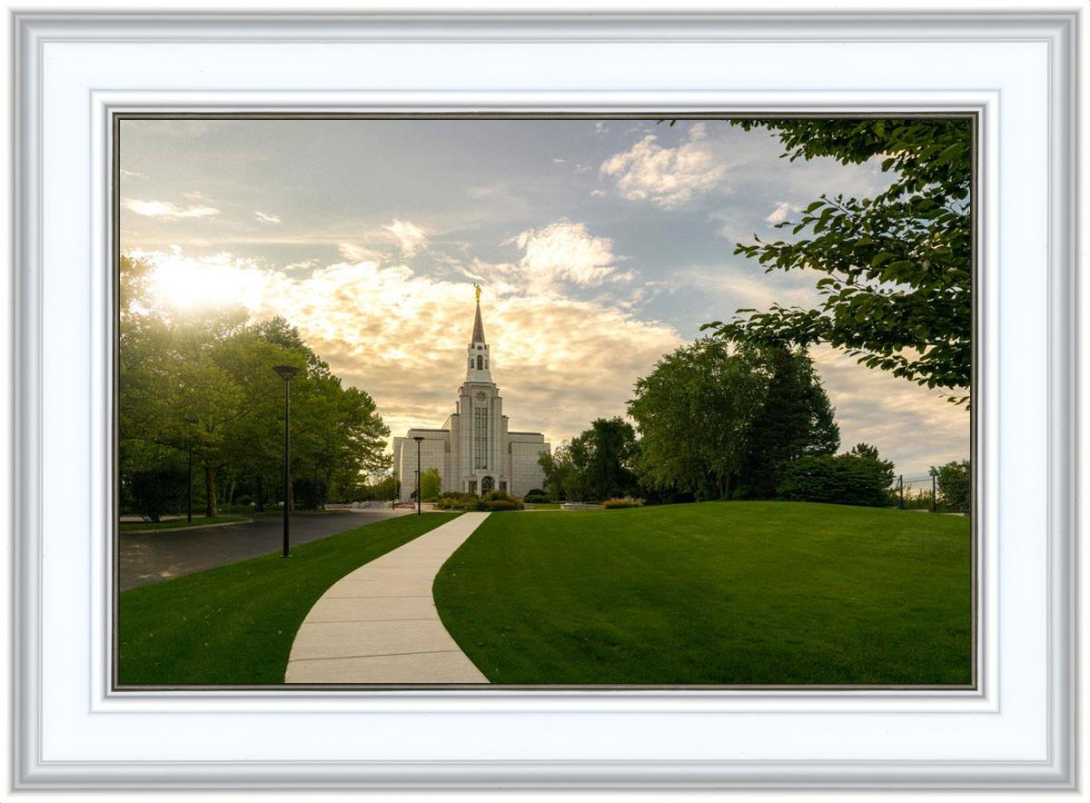 Boston Temple Summer Glow