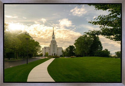 Boston Temple Summer Glow
