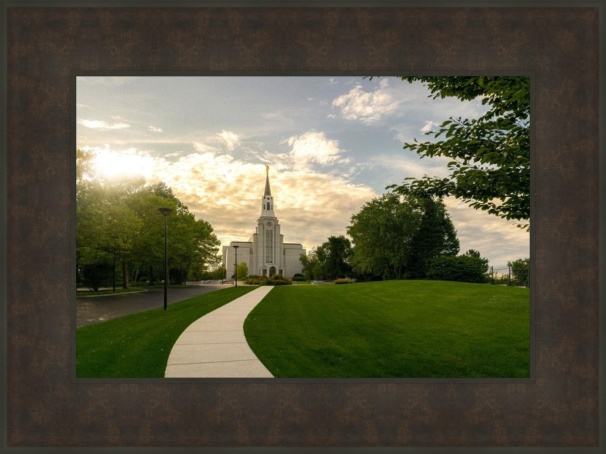 Boston Temple Summer Glow
