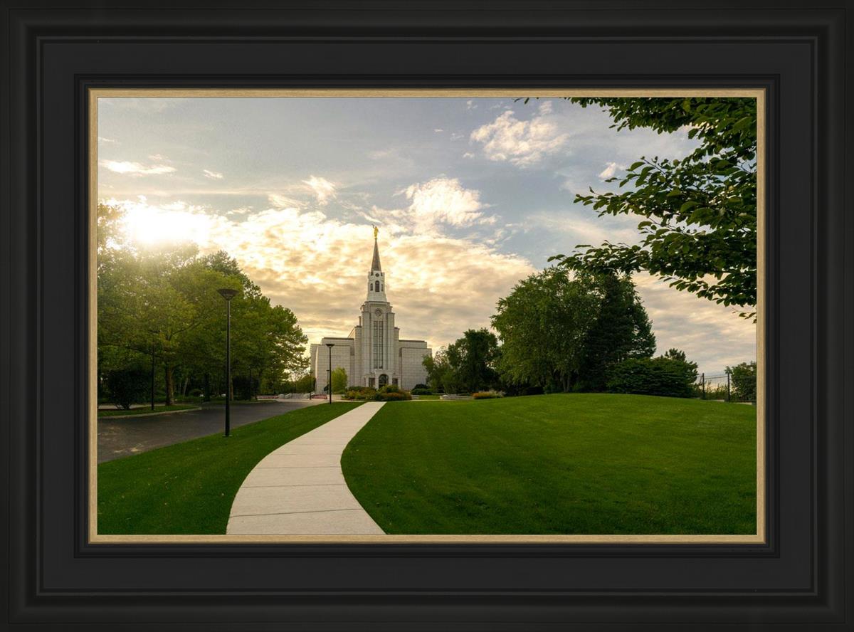 Boston Temple Summer Glow