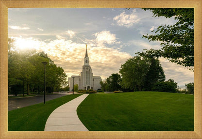 Boston Temple Summer Glow
