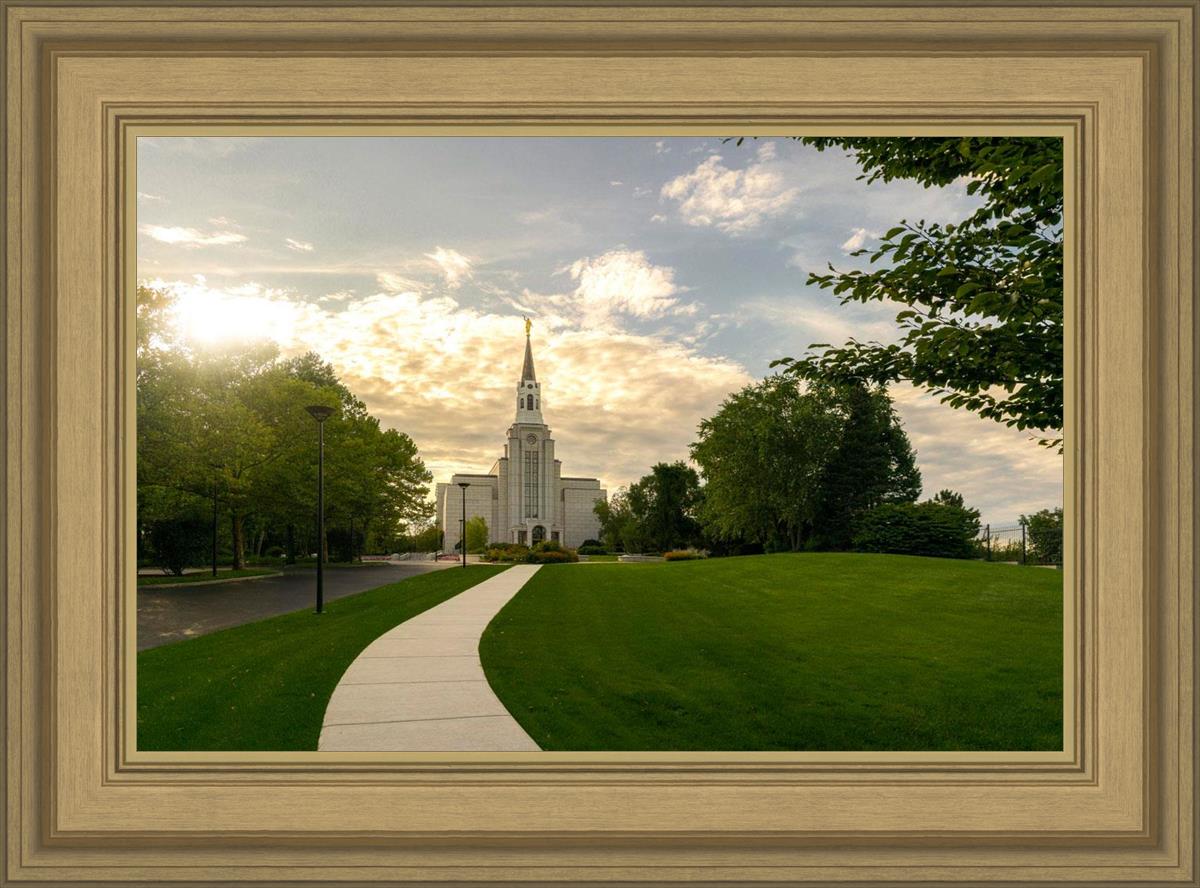 Boston Temple Summer Glow