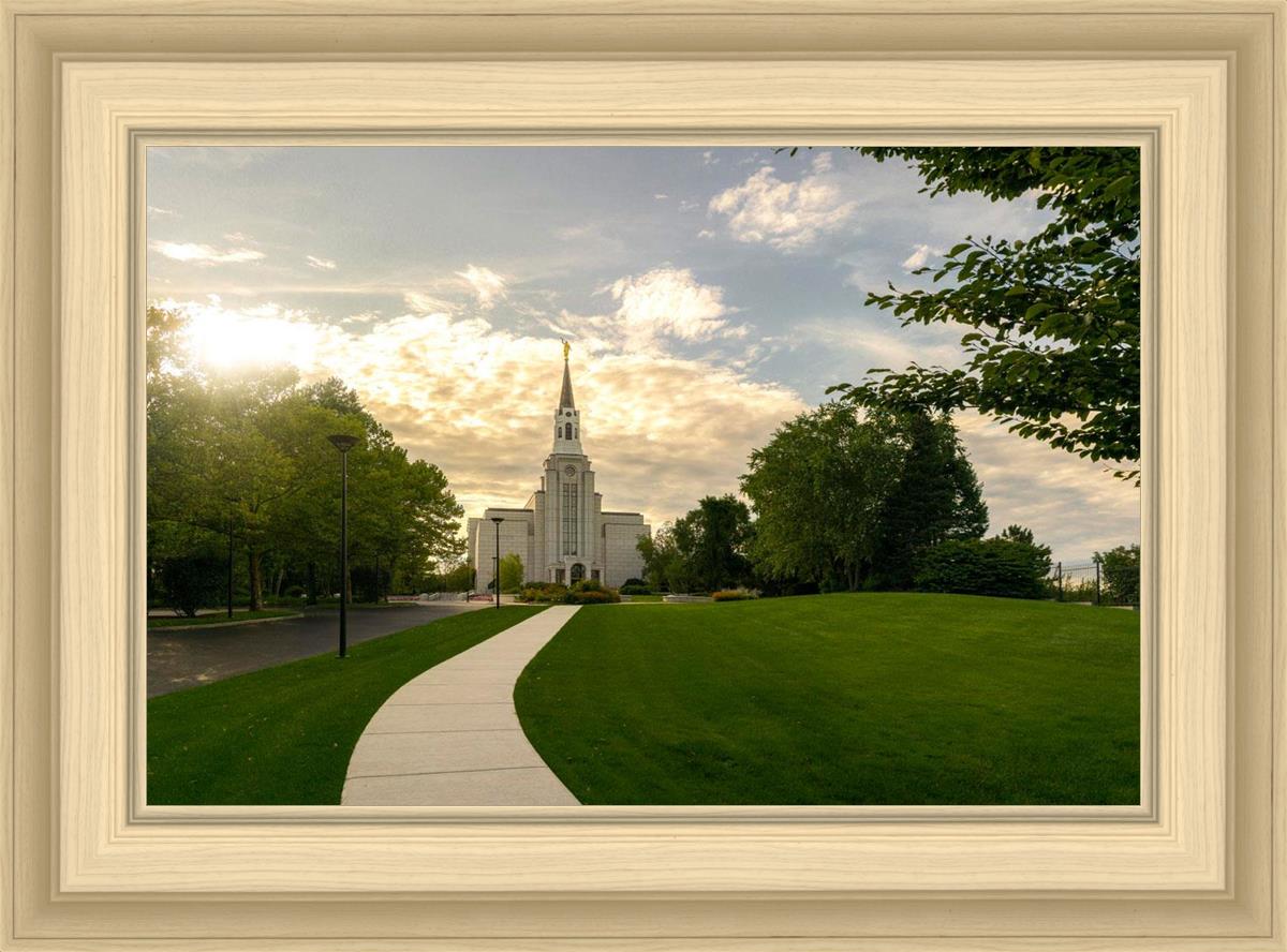 Boston Temple Summer Glow