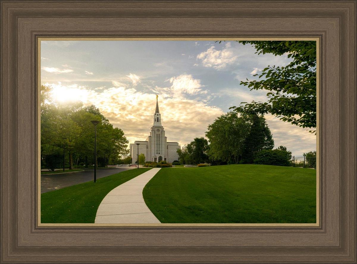 Boston Temple Summer Glow