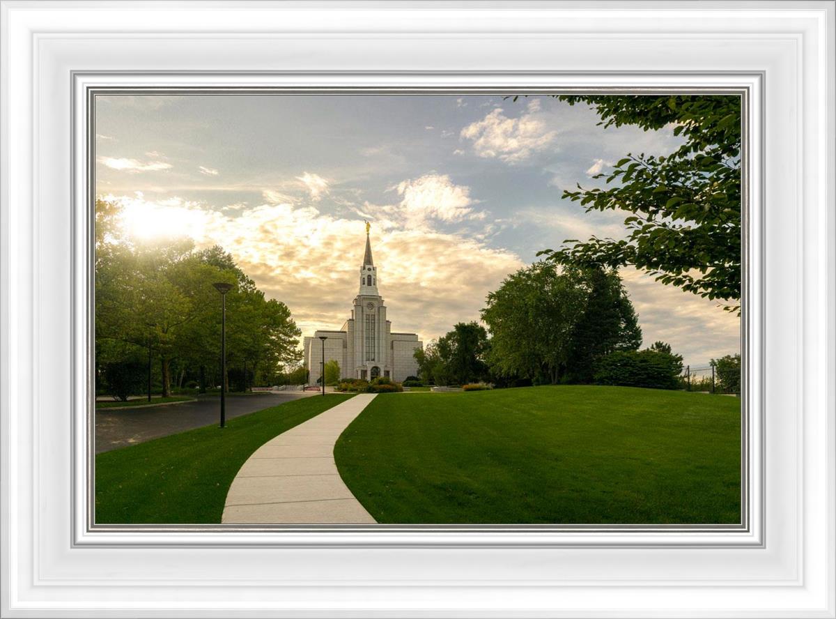 Boston Temple Summer Glow