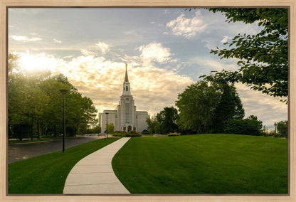 Boston Temple Summer Glow