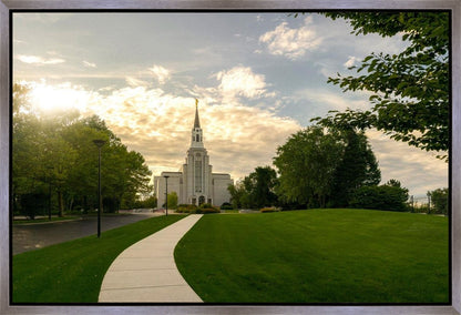 Boston Temple Summer Glow